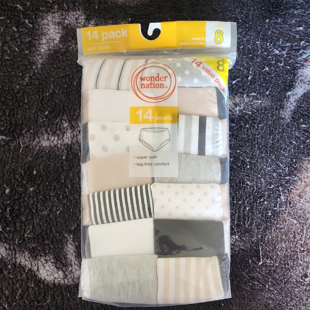 Wonder Nation Assorted Briefs 14-Pack